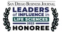 San Diego Business Journal Leaders of Influence in Life Sciences 2023 Honorees